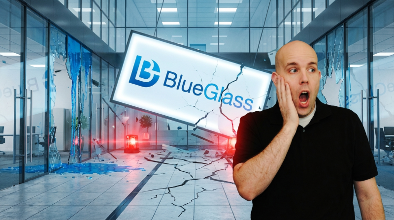 BlueGlass Wants You To Know Its Out Of Money