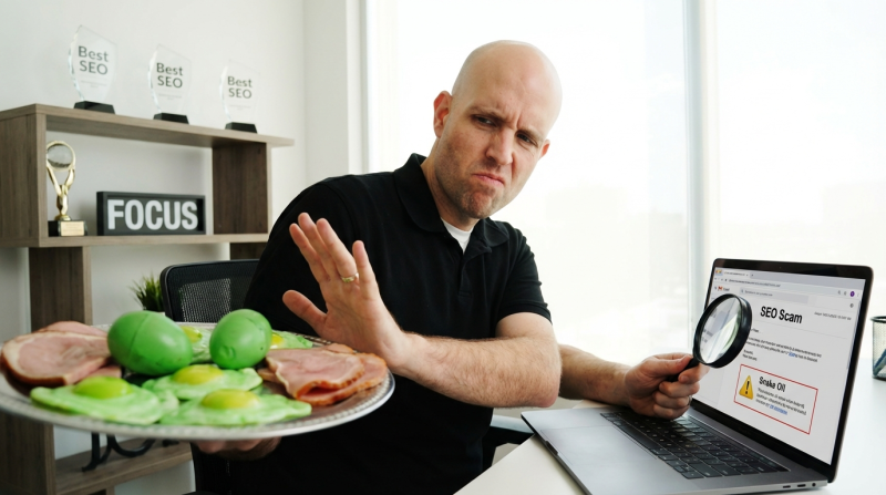 Calling Green Eggs and Ham On Your SEO Scam