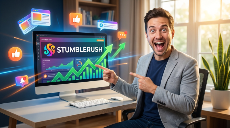 Caroline Middlebrook Launches StumbleRush