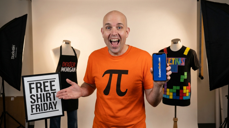 CostumeStudio.com - Free Shirt Friday