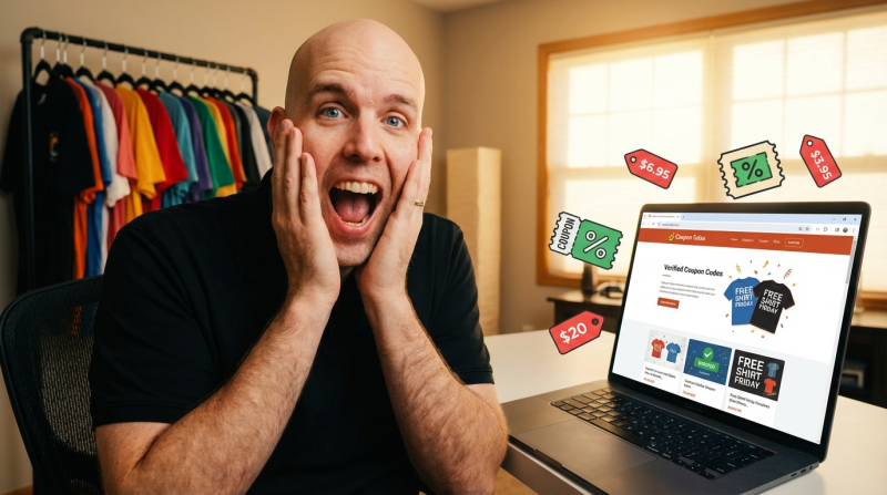 Coupon Salsa - Free Shirt Friday