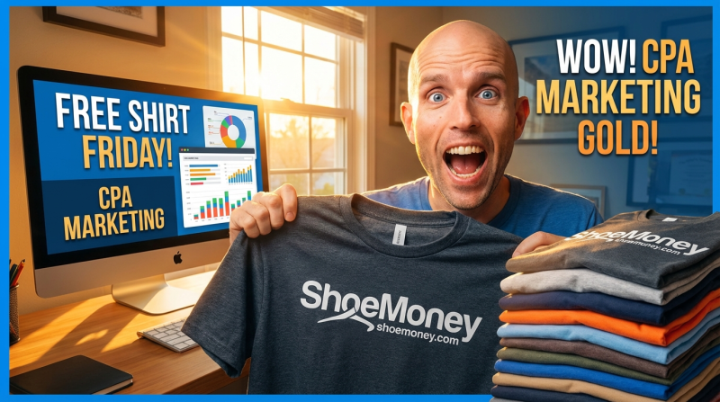 CPA Affiliates - Free Shirt Friday