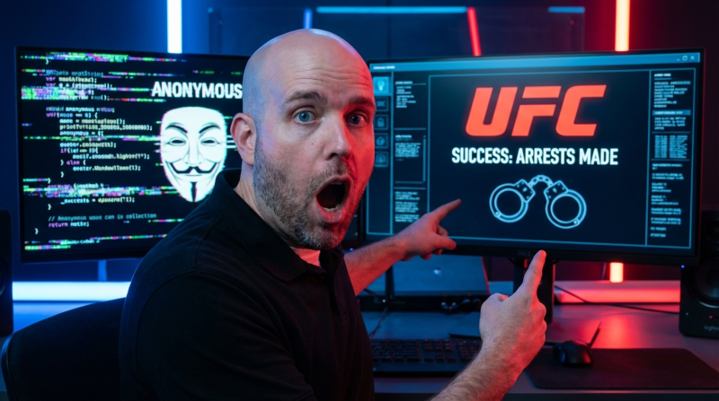 @danawhite and the UFC Vs Anonymous