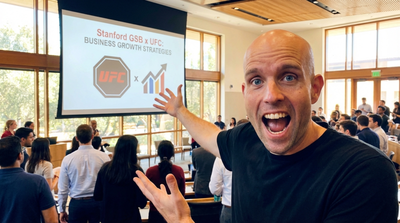 @DanaWhite at Stanford Business School