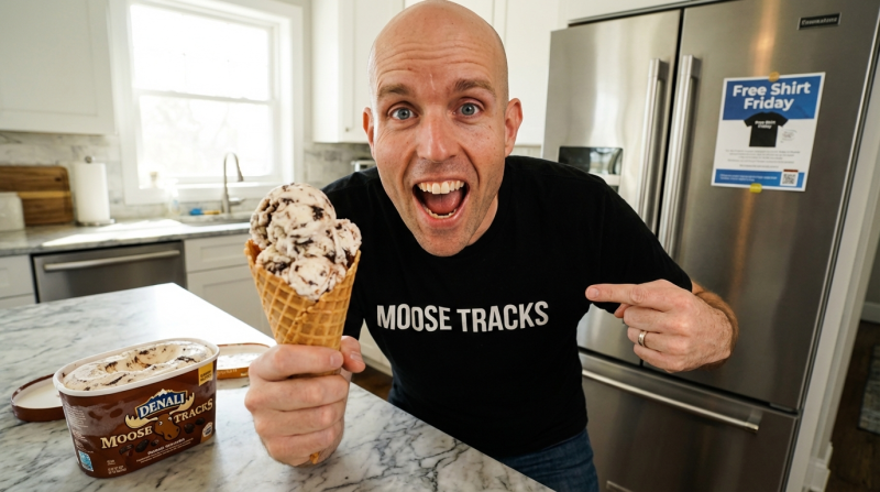 Denali Moose Tracks - Free Shirt Friday