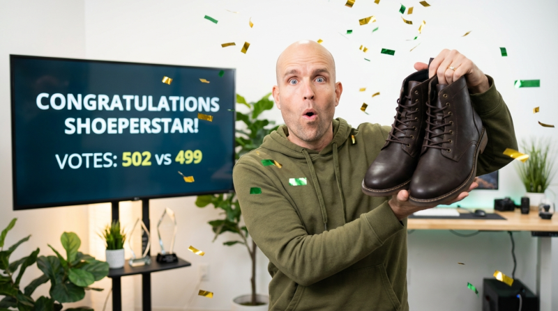Digital Vegetarian - Congratulations Shoeperstar!