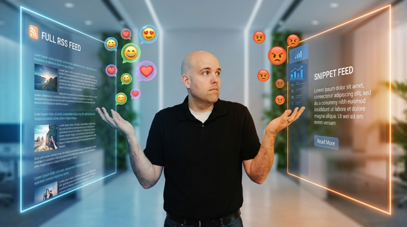 Do You Want Full RSS Feeds Or Not