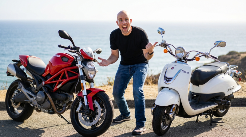 Ducati Monster 696 VS Schwinn Newport 150