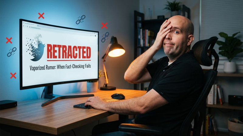 Earlier Rumor No Dice