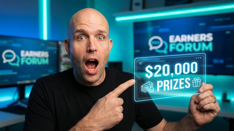 Earners Forum Launches With Over 20,000 In Prizes