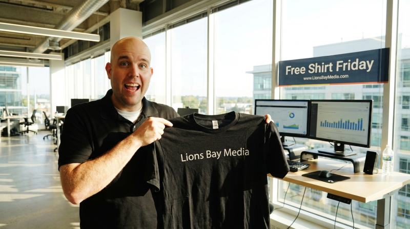 Free Shirt Friday - Lions Bay Media