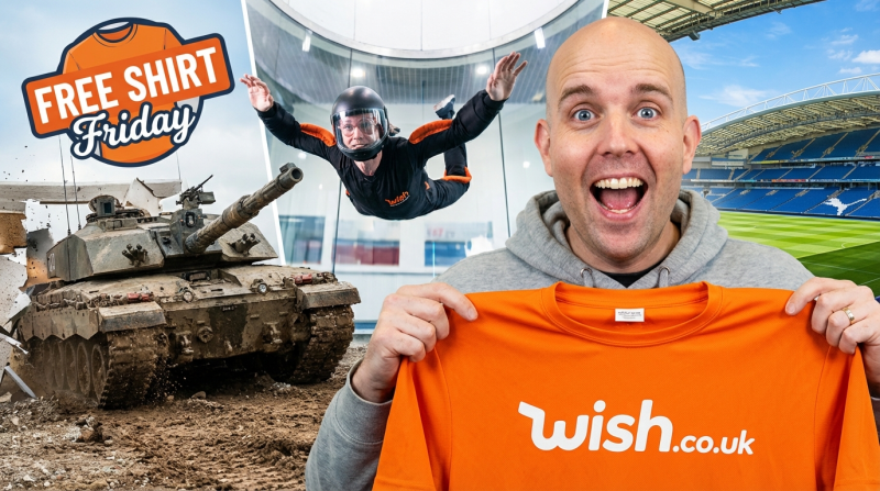 Free Shirt Friday - Wish.co.uk