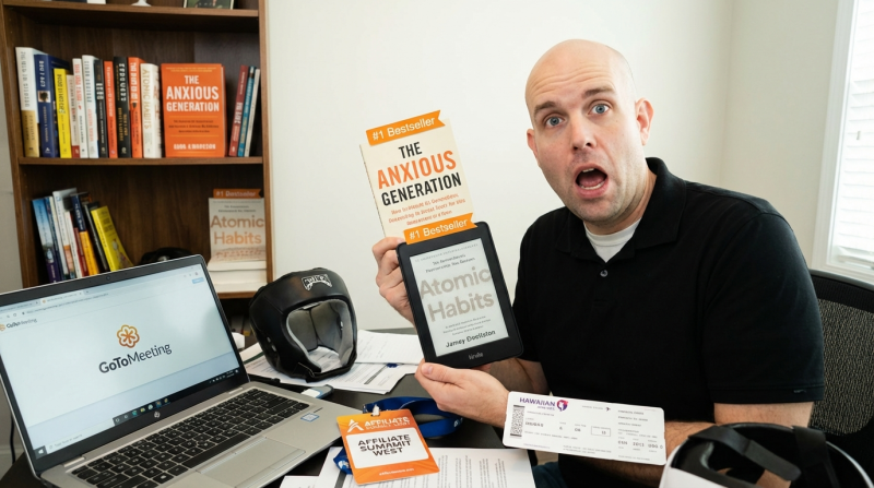 Geez Louise - Book stuff is distracting!