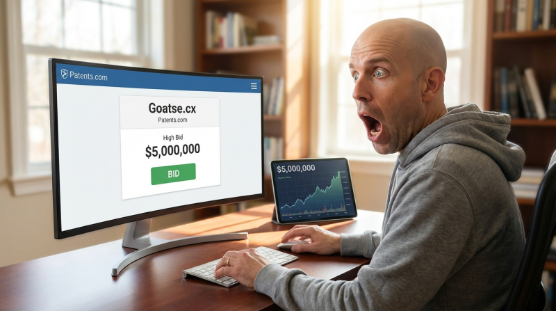 Goatse.cx and Patents.com For Sale