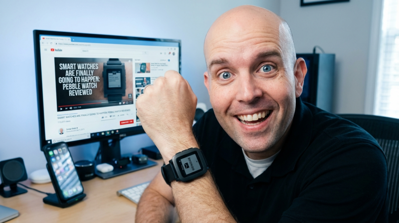 Got my @pebble smartphone watch