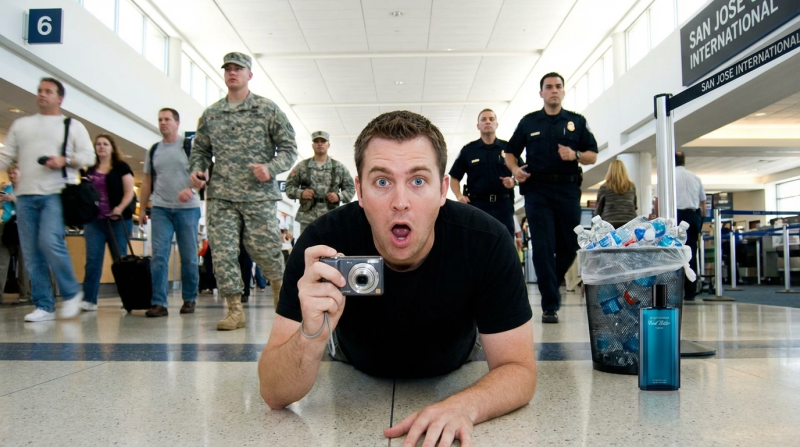 Holy Crap Alarms And Machine Guns At The San Jose Airport