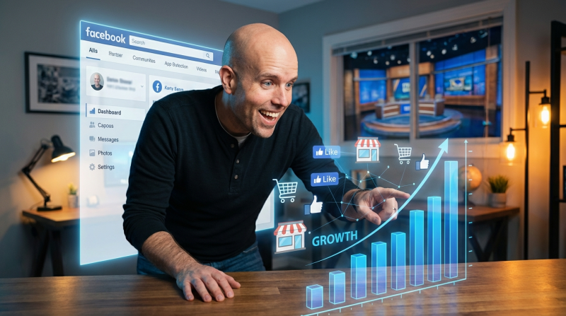 How Small Business Can Use Facebook to Grow - ShoeMoney TV Segment