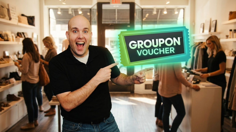 How Small Businesses Can Use Groupon - ShoeMoney TV Segment