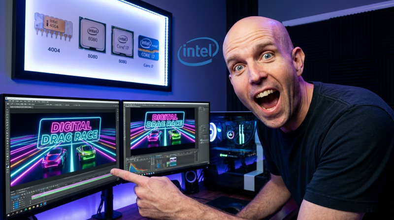 Intel's Digital Drag Race Showcases New i7 Chip