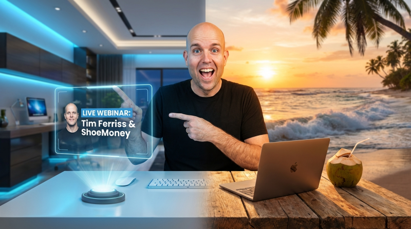 Join Tim Ferris and Me Live Tomorrow