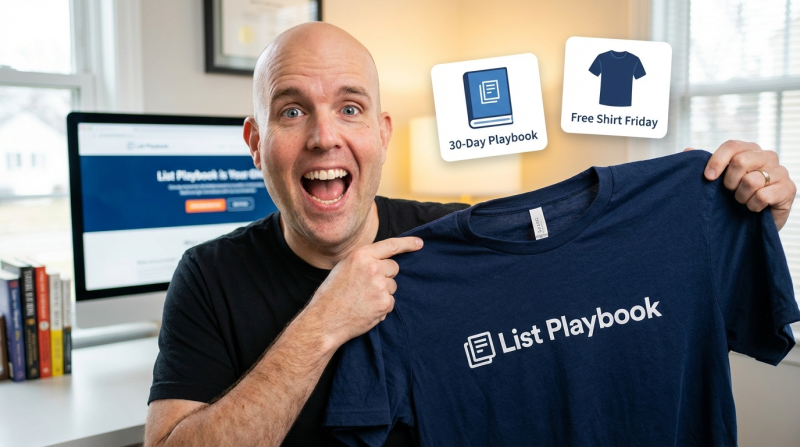 List Playbook - Free Shirt Friday