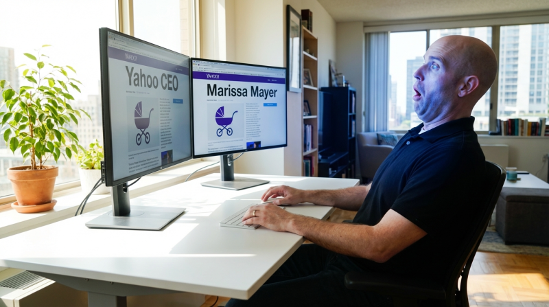 Marissa Mayer is named Yahoo’s CEO, so why is her pregnancy the bigger news