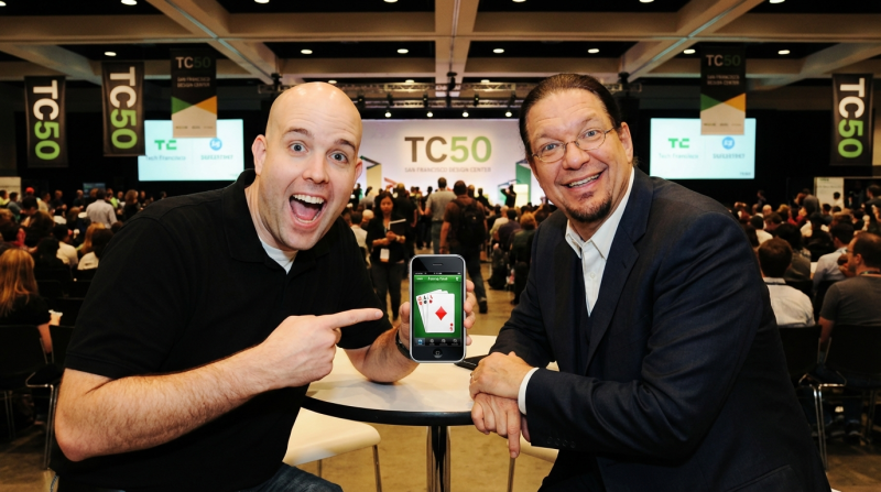 Interviewing Penn Jillette @ TC 50