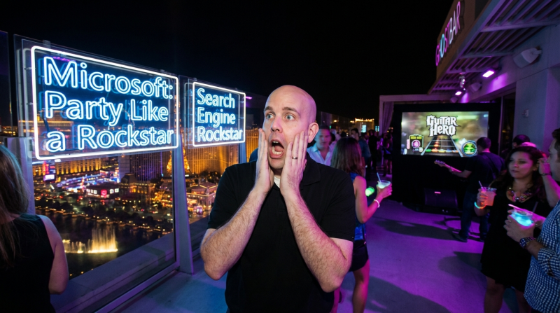 Microsofts Party Like A RockStar Pubcon Party