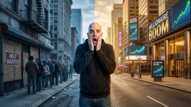 Millionaires continue to climb in the US as more people go out of work