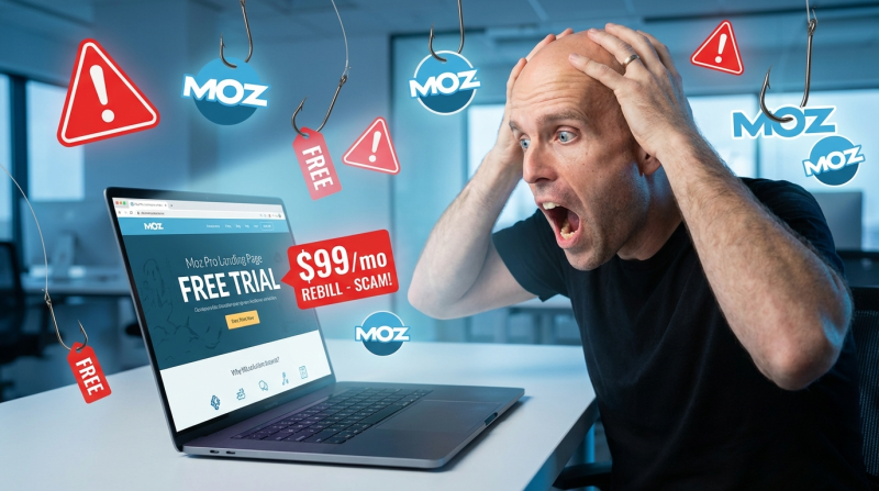 @Moz Free Pro Trial Scam Targets Bloggers & @Udemy Instructors