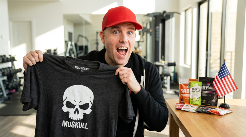 Muscle Fire - Free Shirt Friday