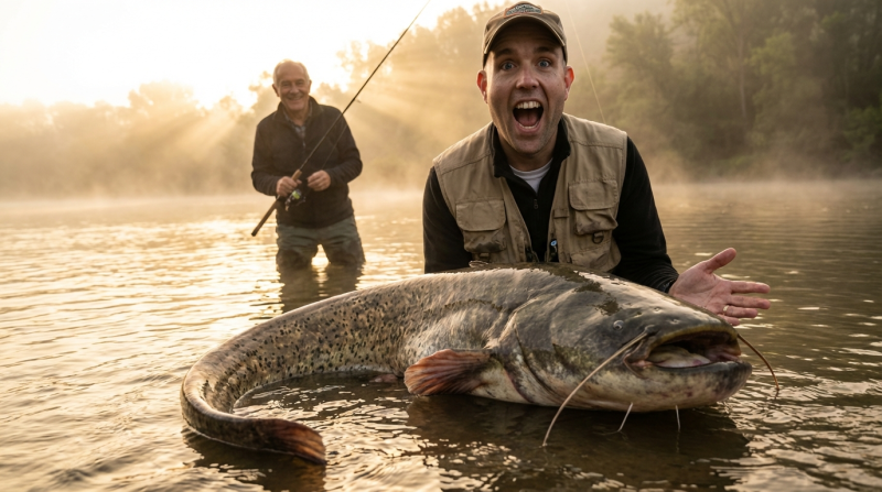 My Dad Catching The Big Fish