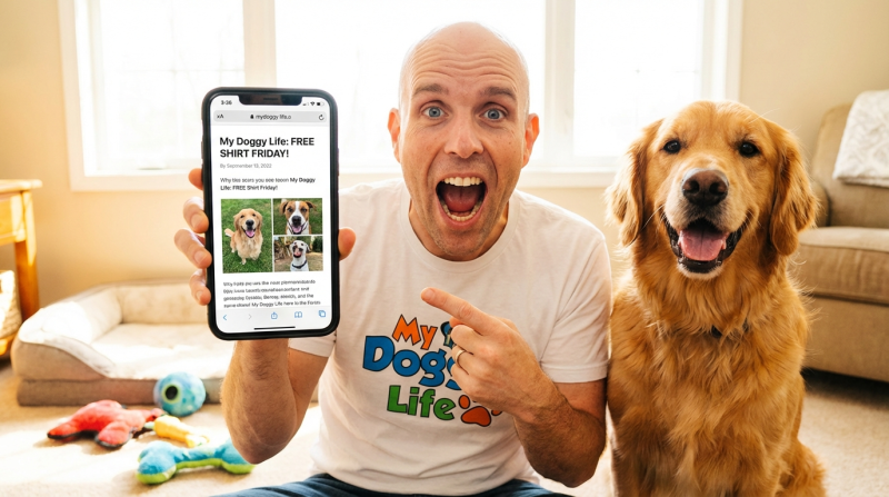 My Doggy Life - Free Shirt Friday