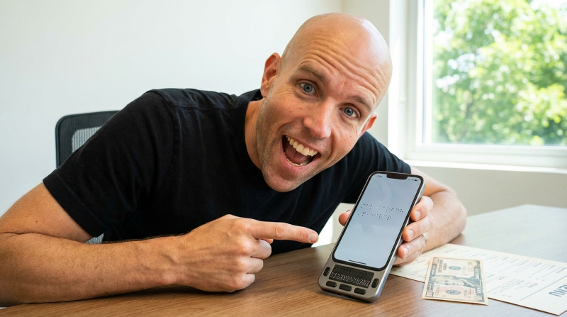 New braille smart phone?