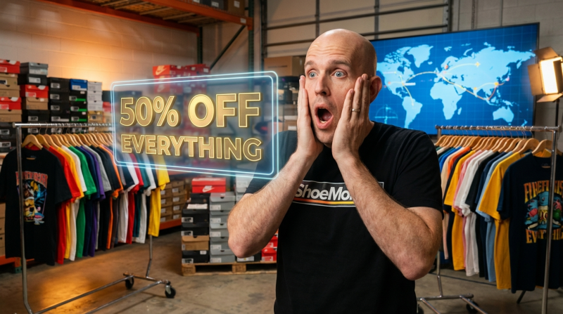 New ShoeMoney Store 50% ALL SHIRTS This Week