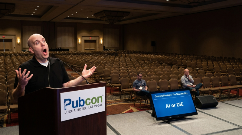 Pubcon Sessions are a Deserted Ghost Town