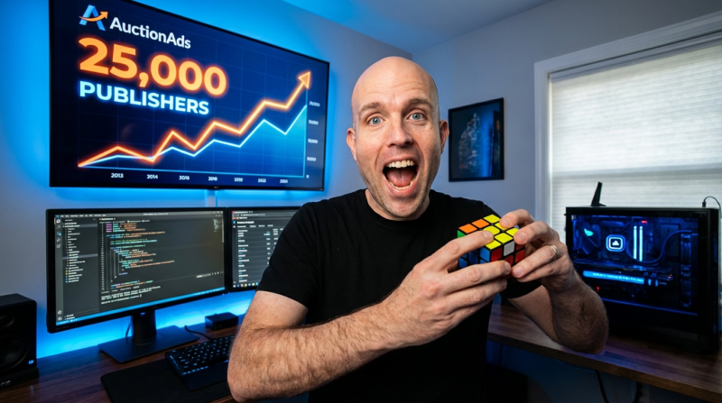 Rubiks Cube Solve - Unofficial AuctionAds Sponsorship