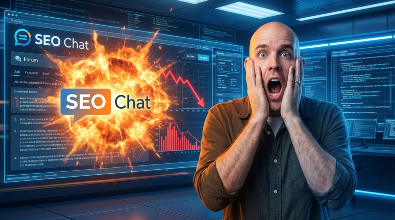 Seochat forums nuked from Google index