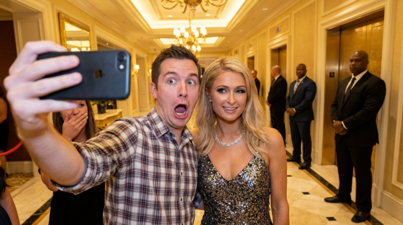 So I met Paris Hilton