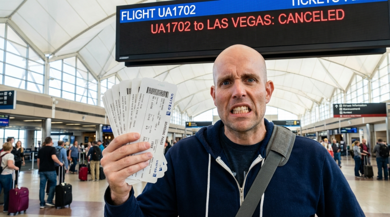 Stuck In The Denver Airport - United Airlines 4TW