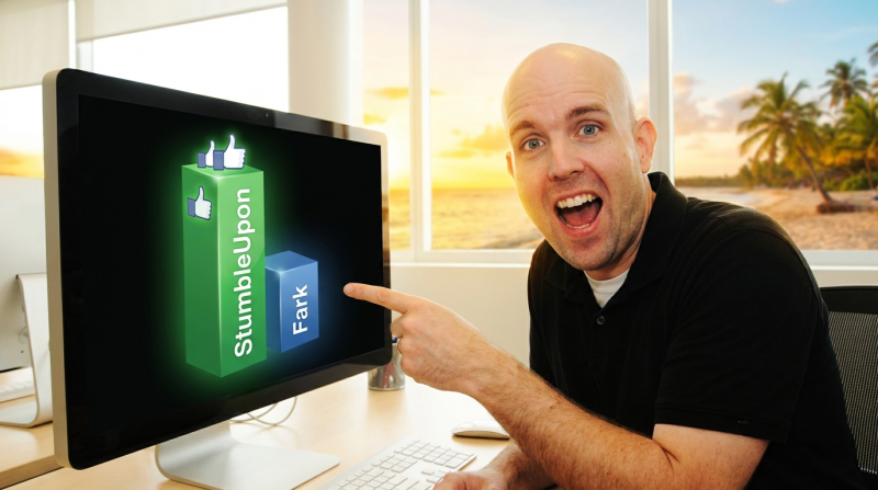 StumbleUpon Vs Fark Traffic - Sharing Traffic Sources Day 1