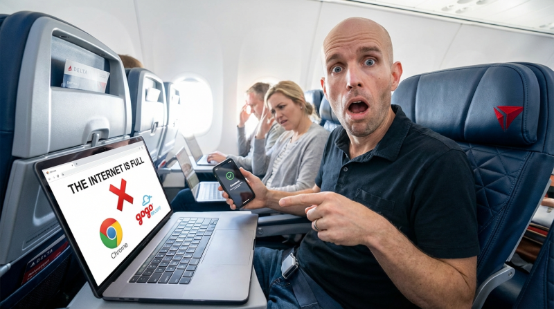 The GOGO InFlight WiFi Free Google Holiday Internet Scam