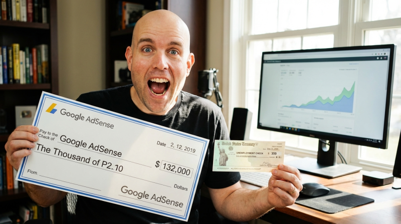The Iconic Google AdSense Check and My 10 Year Journey After