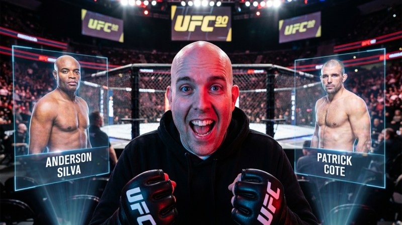 ufc90 Anderson Silva VS Patrick Cote