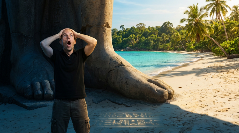 What Lies In The Shadow Of The Statue - LOST