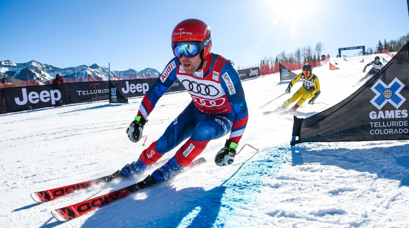 Wish Dillsmack luck in the Jeep Ski Cross Alpine Race