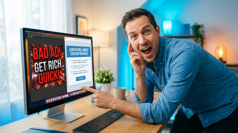 Write ads for conversions not for clicks