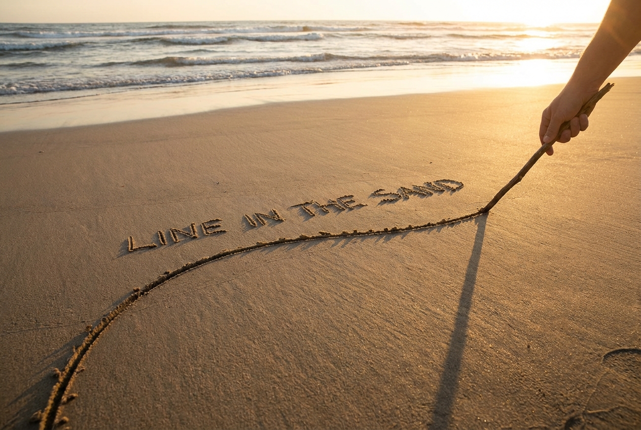 photo credits: http://disjointedthinking.jeffhughes.ca/wp-content/uploads/2013/05/line-in-the-sand.jpg